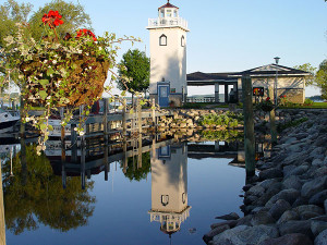 Boyne City Lighthouse on Lake Charlevoix