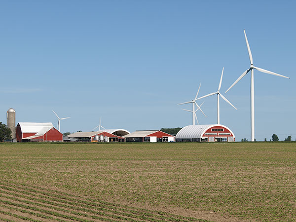 Harvest Wind Farm with turbines